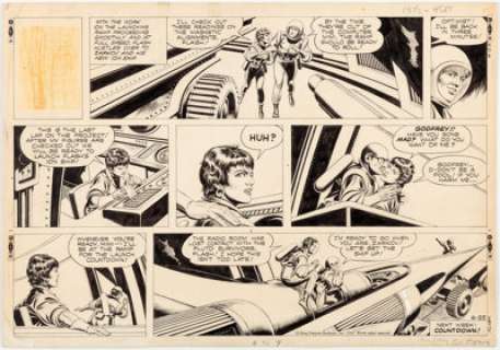 Mac Raboy Flash Gordon Sunday Comic Strip Original Art dated 6-25-67 (King Features Syndicate, 1967). The - | Heritage