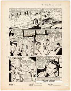 Alex Blum Champ Comics #18 Story Page 8 Original Art (Harvey Comics, 1942). Blum, an academy-trained fine-art - | Heritage