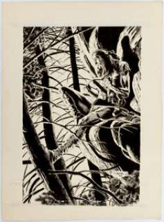 Tom Yeates Scout #10 Pin-Up Page Original Art (Eclipse, 1986).... | Heritage