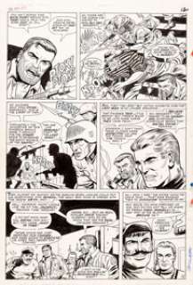 Dick Ayers and John Tartaglione Sgt. Fury #40 Story Page 9 Original Art (Marvel Comics, 1967). Nick Fury and - | Heritage