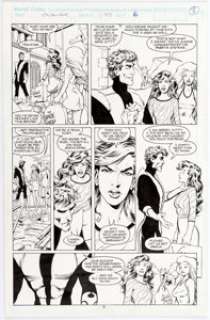 Alan Davis and Mark Farmer Excalibur #55 Story Page 8 Nightcrawler and Kitty Pryde Original Art (Marvel, 1992).... | Heritage