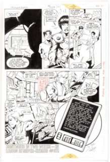 Jeffrey Moy and Ron Boyd Legionnaires #0 Story Page 22 Original Art (DC Comics, 1994)....