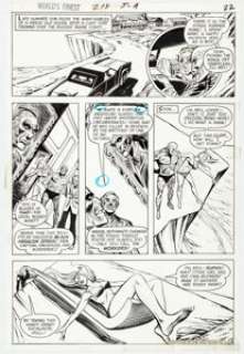 John Calnan World’s Finest Comics #218 Partial Story Original Art Group of 8 (DC Comics, 1973).... | Heritage