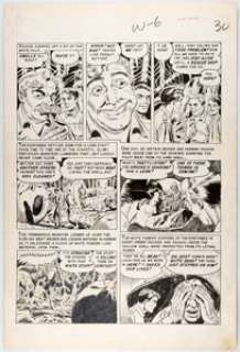 Joe Orlando and Marie Severin Weird Science #11 "The Worm Turns" Page 6 Original Art (EC, 1952).... | Heritage