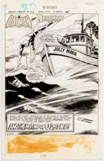 Jim Aparo The Brave and the Bold #133 Splash Page 1 Original Art (DC, 1977).... | Heritage