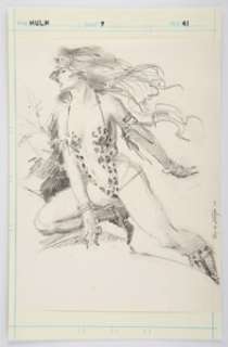 Tony DeZuniga The Rampaging Hulk #9 "Shanna the She-Devil" Splash Page Original Art (Marvel Comics, 1978).... | Heritage