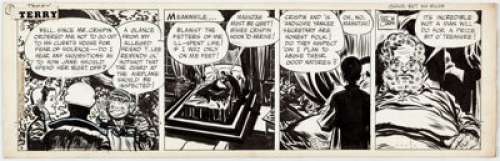 Milton Caniff Terry and the Pirates Daily Comic Strip Original Art dated 11-13-46 Original Art (News Syndicate Co.... | Heritage