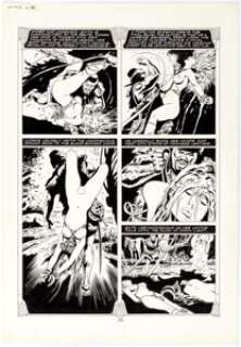 Frank Thorne | 1994 "Ghita of Alizarr" Story Page Original Art (Warren, 1982). | Heritage