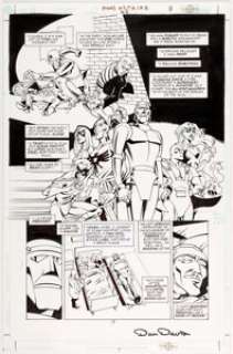 Lee Moder and Dan Davis Stars and S.T.R.I.P.E. #8 Story Page 7 Original Art (DC, 2000)....