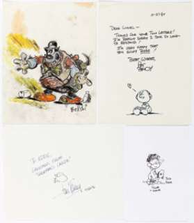 Ralph Bakshi, Pat Brady, Bud Blake, and Others - Specialty Drawings Original Art Group of 9 (1980-2009).... (Total: 9 Original Art)