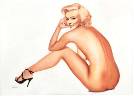 Ron Lesser "Heat" Marilyn Monroe Painting Original Art (undated).... | Heritage