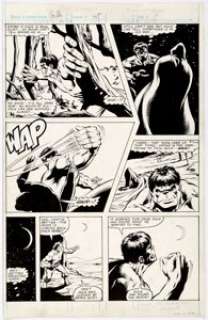 Bill Sienkiewicz and Bob McLeod Hulk #15 Story Page 9 Original Art (Marvel, 1979).... | Heritage