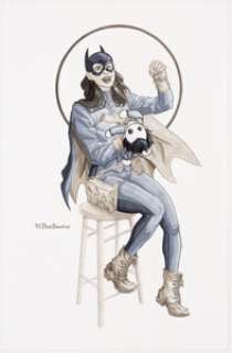 Mark Dos Santos - Batgirl Illustration Original Art (undated)....