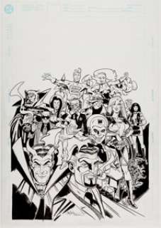 Joe Staton Comic Book Artist #12 Cover Illustration Original Art (TwoMorrows, 2001).... | Heritage