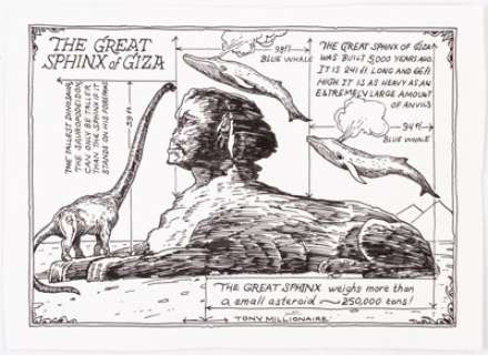  - Tony Millionaire Decomposition Book Original Endpapers Art (Michael Roger Press, Inc., 2010)....