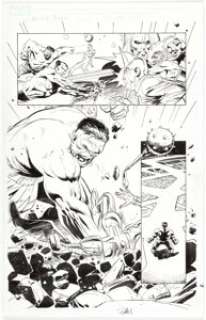 Lee Weeks World War Hulk Prologue: World Breaker #1 Story Page 24 Original Art (Marvel, 2007).... | Heritage
