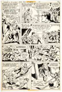 Kurt Schaffenberger and Tex Blaisdell World’s Finest Comics #248 Story Page 18 Original Art (DC, 1977).... | Heritage