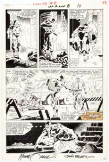 Mike Zeck and John Beatty Captain America Annual #8 Story Page 10 Original Art (Marvel, 1986).... | Heritage