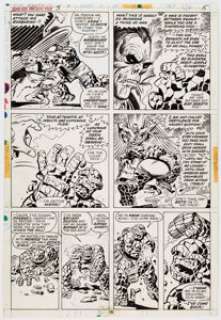 Rich Buckler and Joe Sinnott Giant-Size Fantastic Four #3 Story Page 15 Original Art (Marvel Comics, 1974).... | Heritage
