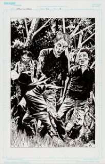 Charlie Adlard and Cliff Rathburn The Walking Dead #62 Splash Page 4 Original Art (Image, 2009).... | Heritage