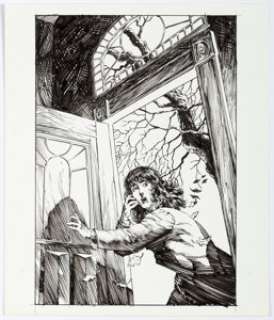 Bernie Wrightson Stuff Out’a My Head Illustration Original Art (Chanting Monks Press, 2002).... | Heritage