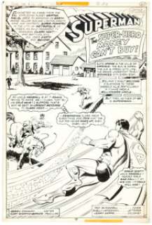 Kurt Schaffenberger and Tex Blaisdell Superman Family #191 Splash Page 1 Original Art (DC Comics, 1978).... | Heritage