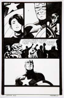  - Chris Samnee Captain America #699 Story Page 20 Original Art (Marvel, 2018)....