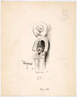 George Herriman archy and mehitabel Illustration Original Art (Doubleday, 1927).... | Heritage