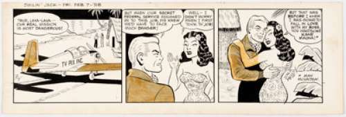 Zack Mosley Smilin’ Jack Daily Comic Strip Original Art dated 2-7-58 (News Syndicate Co., Inc., 1959).... | Heritage