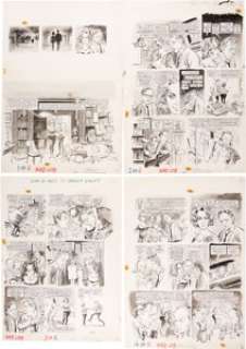 Mort Drucker MAD #109 Complete 6-Page Story "Who’s Afraid of Virginia Woolf?" Parody Original Art (EC Comics, 1967... (Total: 6 Original Art) | Heritage