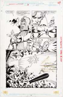 George Perez and Joe Rubinstein Infinity Gauntlet #3 Story Page 22 Original Art (Marvel, 1991).... | Heritage