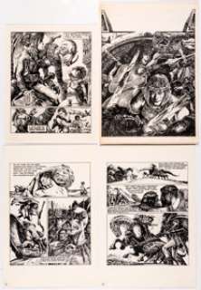 James Cawthorn - Edgar Rice Burroughs Illustrations and Others Lot Original Art Group of 17 (1965-1991).... (Total: 17 Items) | Heritage