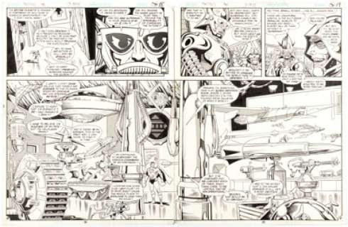 Ross Andru and Romeo Tanghal DC Special Series #26 Superman and his Incredible Fortress of Solitude Do... (Total: 2 Original Art) | Heritage