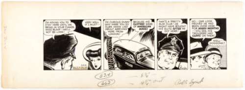 Paul Pinson Dan Dunn Daily Comic Strip dated 9-25-42 (Publishers Syndicate, 1942)....
