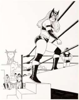 Jaime Hernandez Love and Rockets #2 Back Cover Original Art (Fantagraphics, 2017).... | Heritage