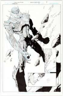 Ethan Van Sciver Convergence #0 Splash Page 9 Original Art (DC, 2015). An awesome splash page of Brainiac -