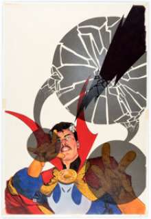 Carl Potts Strange Tales #9 Cover Original Art (Marvel, 1987) Doctor Strange by Carl Potts, known for his career -