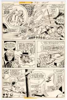 Curt Swan and Murphy Anderson Action Comics #413 Story Page 9 Original Art (DC, 1972). Doctor Mystir, Brainiac in -