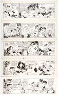 Bob Lubbers Long Sam Daily Comic Strip Original Art Group of 9 (United Feature Syndicate, 1960-62). Al Capp got - | Heritage