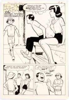 Harry Lucey Archie’s Pals ’n’ Gals #26 Story Page 1-2 Original Art (Archie, 1963). Archie starts wearing a jungle - | Heritage