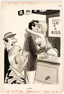 Dan DeCarlo Humorama Gag Cartoon Illustration Original Art (Timely Features/Humorama, c. 1957). "That’s the - | Heritage