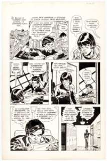 Frank Robbins - Unpublished Batman Anti-Drug Story Page 2 Dick Grayson Original Art (DC, 1974 ). Dick Grayson -