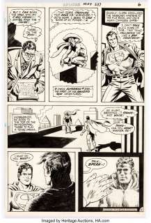 Curt Swan and Murphy Anderson Superman #237 Story Page 6 Original Art (DC, 1971). Superman confronts the - | Heritage