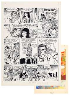 Craenhals | Chevalier Ardent, planche n°8 à l’encre de… | AZ auction