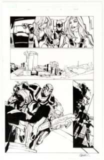 Humberto Ramos and Victor Olazaba Amazing Spider-Man #684 Story Page 12 Original Art (Marvel, 2012). Old Web-head -