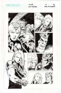 Jim Cheung and Don Hillsman II Scion #2 Story Page 4 Original Art (CrossGen, 2000). Ethan reveals his mark to his -