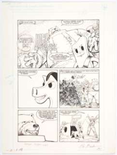 Arthur Adams | Gumby’s Summer Fun Special #1 Story Page 29 Original Art (Comico, 1987). | Heritage