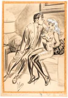 Bill Ward | Gee Whiz! June-1960 Single Panel Gag Cartoon Illustration Original Art (Humorama, 1960). | Heritage