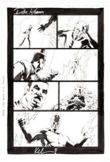 Don Kramer and Keith Champagne - JSA #80 Story Page 4 Original Art (DC, 2006).