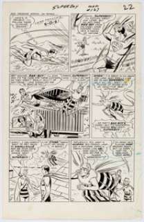 George Papp | Superboy #127 Story Page 18 Insect Queen Original Art (DC, 1966). | Heritage